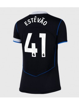 Zenske Futbalové oblečenie Chelsea Estevao Willian #41 2025-26 Krátky Rukáv - Tretina